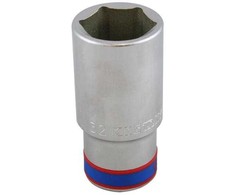 KING TONY ILGA dangtelis, 3/4 "36 mm x 90 mm šešiakampis chromas