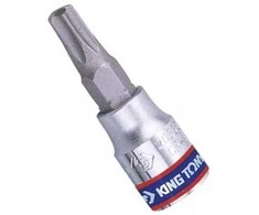 KING TONY NASADKA 1/4" Z KOŃCÓWKĄ TORX Z OTWOREM T25 x 37mm