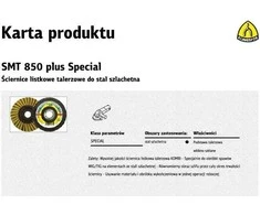 KLINGSPOR ŚCIERNICA LISTKOWA KOMBI SMT850 125mm COARSE
