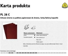 KLINGSPOR ŠLIfavimo LAKŠTAI ANT POPIERIAUS NUGALĖS 230mm x 280mm PL28C gr.150 / 50vnt.