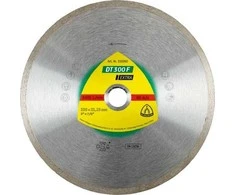 KLINGSPOR TARCZA DIAMENTOWA PEŁNA 230mm x1,9mm x 22,2mm DT300F, CERAMIKA