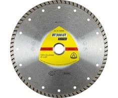 Deimantinis pjovimo diskas šlapiam pjovimui Klingspor DT 300 UT Extra; 230x2,5x22,23 mm