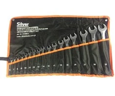 SILVER KLUCZ PŁASKO-OCZKOWY 17szt. /Sidabrinis