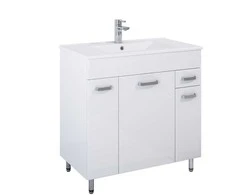 Elita KOMPLEKTAS NIKA 80 CM Baltas BLIZGUS