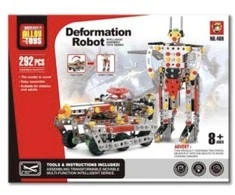 Hipo Konstruktorius Alloy Toys, metalinis robotas, 525124085/469