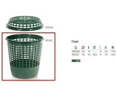 Prosperplast KOSZ Žalias CAGE 60L