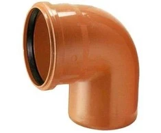 Lauko kanalizacijos alkūnė Magnaplast, Ø 200 mm, 87°