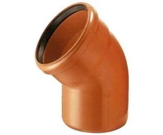 Lauko kanalizacijos alkūnė Magnaplast, Ø 200 mm, 45°