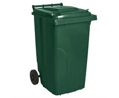 None Lauko šiukšliadėžė 2406296, žalia, 240 l