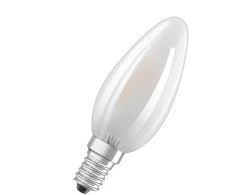 LED lempa Osram, B35, 4W, E14, 2700K, 470lm, matinė, 2 vnt