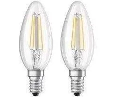 Lemputė Osram LED, B40, šiltai balta, E14, 4 W, 470 lm