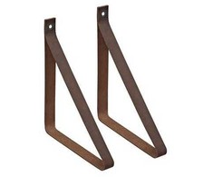 Lentynos laikiklis Dolle Loop, 240x250 mm, ruda, 2 vnt.