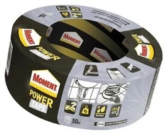 Lipnioji juostelė MOMENT POWER TAPE, 50 m × 50 mm, sidabrinė