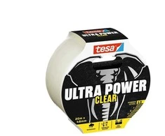 Lipnioji juostelė TESA ULTRA POWER CLEAR 56497, 20 m × 48 mm