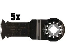 WORX Įgilinamieji pjovimo diskai 32mm TMA053; BIM, STARLOCK, Medis , 5Vnt B-64870-5