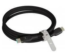 Motorola Silicone cable SC18D13215 USB-C to USB-C 1m, 5A Juodas BULK
