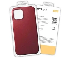 Dėklas MYSAFE CASE SKIN IPHONE 13PRO MAX CLARET BOX