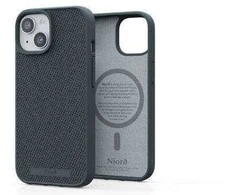 Dėklas Njord Fabric MagSafe Cover Apple iPhone 15 Pro Max, tamsios pilkos