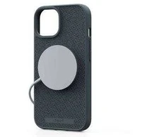 Dėklas Njord Fabric MagSafe Cover Apple iPhone 15 Pro Max, tamsios pilkos