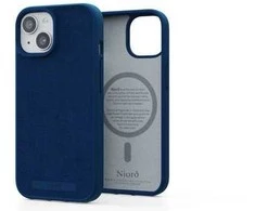Njord „Suede MagSafe“ dėklas, skirtas Apple iPhone 15 Pro, mėlynas