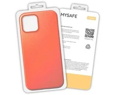 Dėklas Oranžinis MYSAFE CASE SKIN IPHONE 12 / 12 PRO Oranžinis BOX