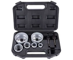 SILVER TUNGSTEN KIUGĖS PJŪKLAI 9 vnt. LAGAMINE /Sidabrinis