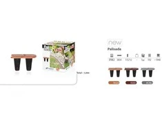 Prosperplast PLOKŠČIAS GARDEN PALISADE 2 SPALVŲ KUMULYS 3,8 m