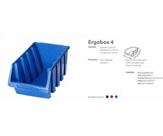 PATROL ERGOBOX 4 MĖLYNA, 204 x 340 x 155mm