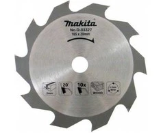 Pjovimo diskas Makita D-03327, 165x2x20mm, standartiniai medienai