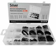 Silver PIERŚCIENIE SEGERA ZEWNĘTRZNE 300el. /Sidabrinis