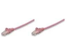 Rožinė INTELLINET Network Cable, Cat6, UTP RJ-45 Male / RJ-45 Male, 1.0 m, Rožinė, 392761