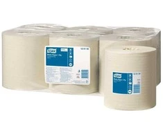 Rankšluostis Popieriniai rankšluosčiai TORK UNIVERSAL 310, M2 120150, 1 sl., 20,5 cm x 300 m, geltona sp.