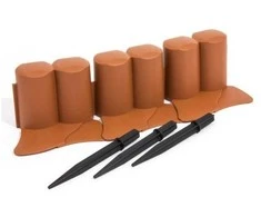 Prosperplast PP GARDEN PALISADE 6 TERACOTT 3,02 m