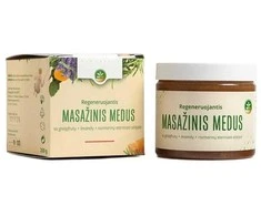 Regeneruojantis masažinis medus MĖTA, 250 g