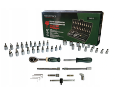 ROCKFORCE Rinkinys KLUCZY 1/4" 46el.