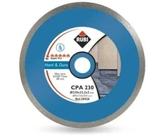 RUBI DEIMANTINIS DELIANTIS KIETŲMS MEDŽIAGoms CPA 200 x 25,4 mm SUPERPRO