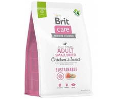 Brit Care Sustainable Adult Small Breed vištiena&amp;Insect sausas Maistas šunims, 7kg