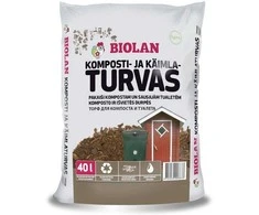 Sausųjų tualetų durpės, 40 L, Biolan