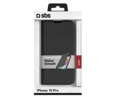 „SBS Book Wallet Lite“ dėklas, skirtas „iPhone 15 Pro“.