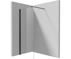 Deante SIENEL DUŠ KERRIA PLUS NERO SKAID 120 CM