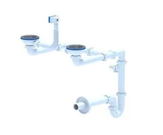 Ani_Plast Sifonas dvigubai plautuvei Aniplast LD0515