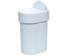 Šiukšliadėžė Gedy Junior 8009 02, 4,8 l, balta