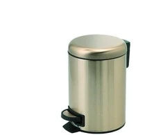 Šiukšliadėžė GEDY POTTY 320987, aukso, 3 l