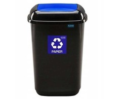 Šiukšliadėžė Plafor, 28 l, mėlyna/juoda