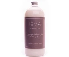 Parfumuotas skalbinių minkštiklis IEVA ŠILKMEDŽIO, VANILĖS IR PUDROS kvapo, 1 l