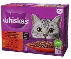 Šlapias kačių maistas Whiskas Meat set, 0.085 kg