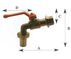 Color_Tap Sodo čiaupas TDM Brass, 3/4"