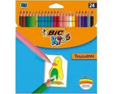 Spalvoti pieštukai BIC 937518, 24 spalvos
