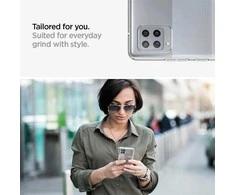 Dėklas SPIGEN SKYSTŲJŲ KRISTALŲ SAMSUNG A42 5G CLEAR