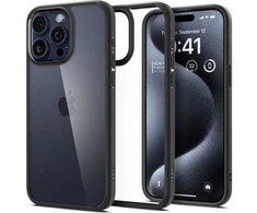 Spigen Ultra Hybrid dėklas skirtas Apple iPhone 15 Pro, spalva - Matte Black